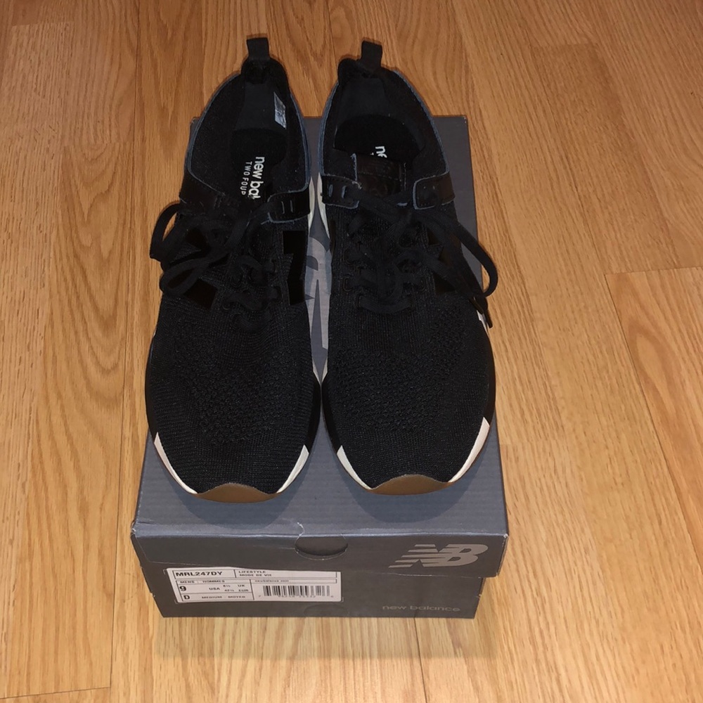 New Balance Black Sneakers, Size 9, Barely Worn
